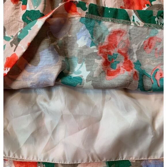 R N London Floral Sleeveless Elasticated Waist Dress Size M/L - Picture 7 of 11